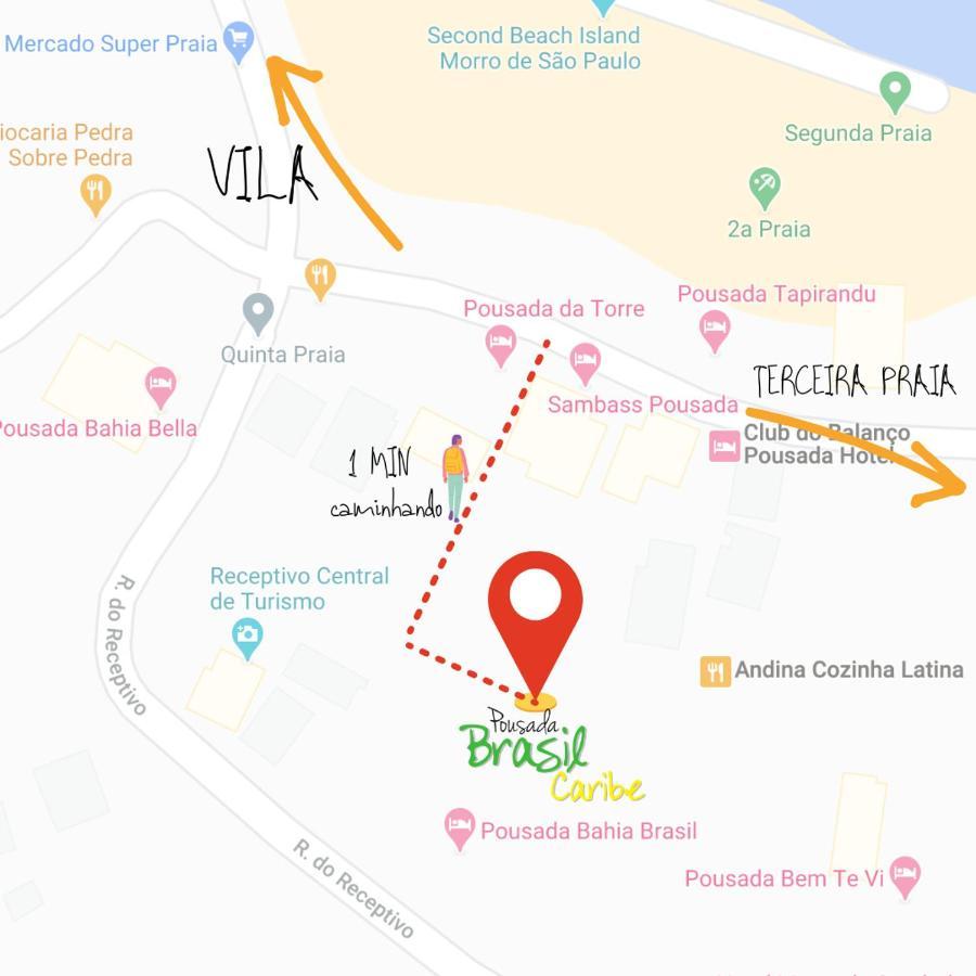 Pousada Brasil Caribe 莫罗圣保罗 外观 照片